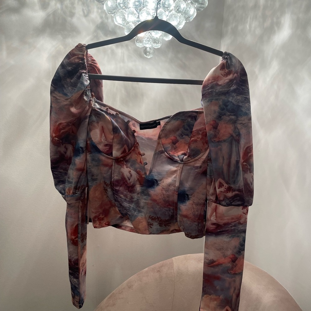 Pretty little thing angel long sleeve top
